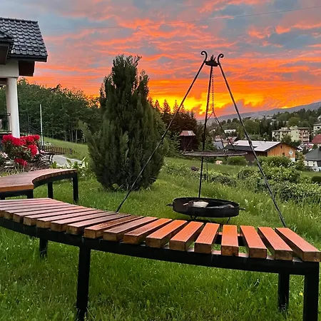 Sloneczna Rapsodia - Dwupoziomowy Z Widokiem, Tarasem I Ogrodem * Rabka